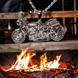 sterling silver pendant in coated in brilliant rhodium for a platinum look.